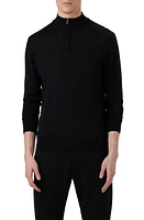 Bugatchi Quarter Zip Merino Wool Pullover at Nordstrom,