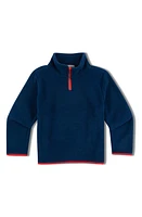 Threads 4 Thought Kids' Jasper Quarter Zip Sweatshirt Night Sky at Nordstrom,