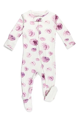 L'Ovedbaby Sea Urchin Organic Cotton Zip Footie at Nordstrom,