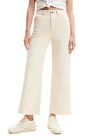 Desigual Cropped Culotte Jeans White at Nordstrom,