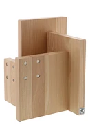 ZWILLING Italian Square Magnetic Beechwood Knife Block in Natural Beechwood at Nordstrom