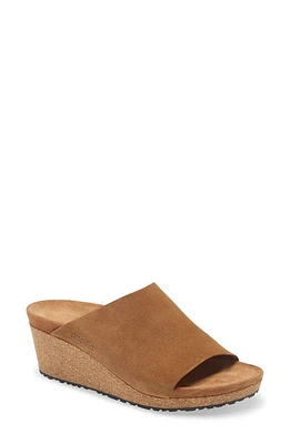 Papillio by Birkenstock Namica Wedge Slide Sandal in Tea Suede at Nordstrom, Size 7-7.5Us