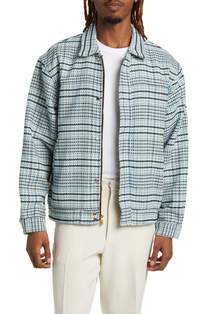 x Bogey Boys Houndstooth Check Jacket Blue at Nordstrom,