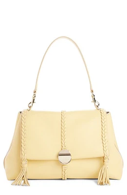 Chloé Medium Penelope Leather Bag in Softy Yellow 752 at Nordstrom