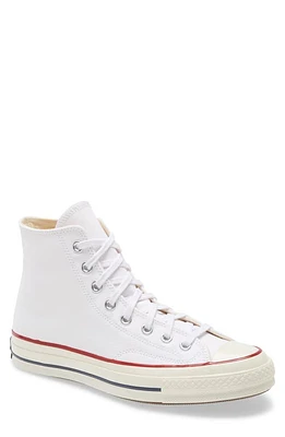 Converse Chuck Taylor All Star 70 High Top Sneaker White/Garnet/Egret at Nordstrom, Women's