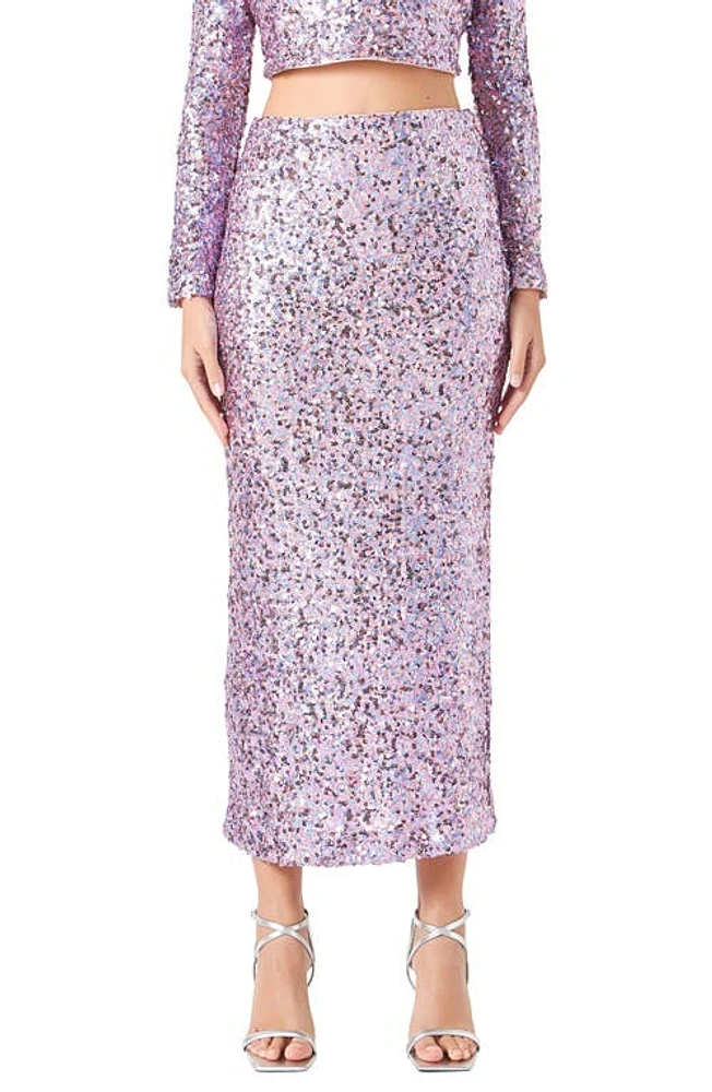 Endless Rose Sequin Midi Skirt at Nordstrom,