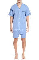 Majestic International Cotton Short Pajamas Blue at Nordstrom,