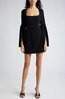 Cinq à Sept Jace Split Long Sleeve Minidress at Nordstrom,