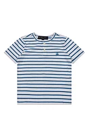 Brooks Brothers Kids' Stripe Henley Blue at Nordstrom,