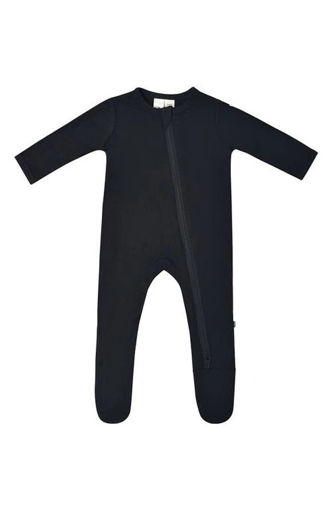 Kyte BABY Zip-Up Footie in Midnight at Nordstrom