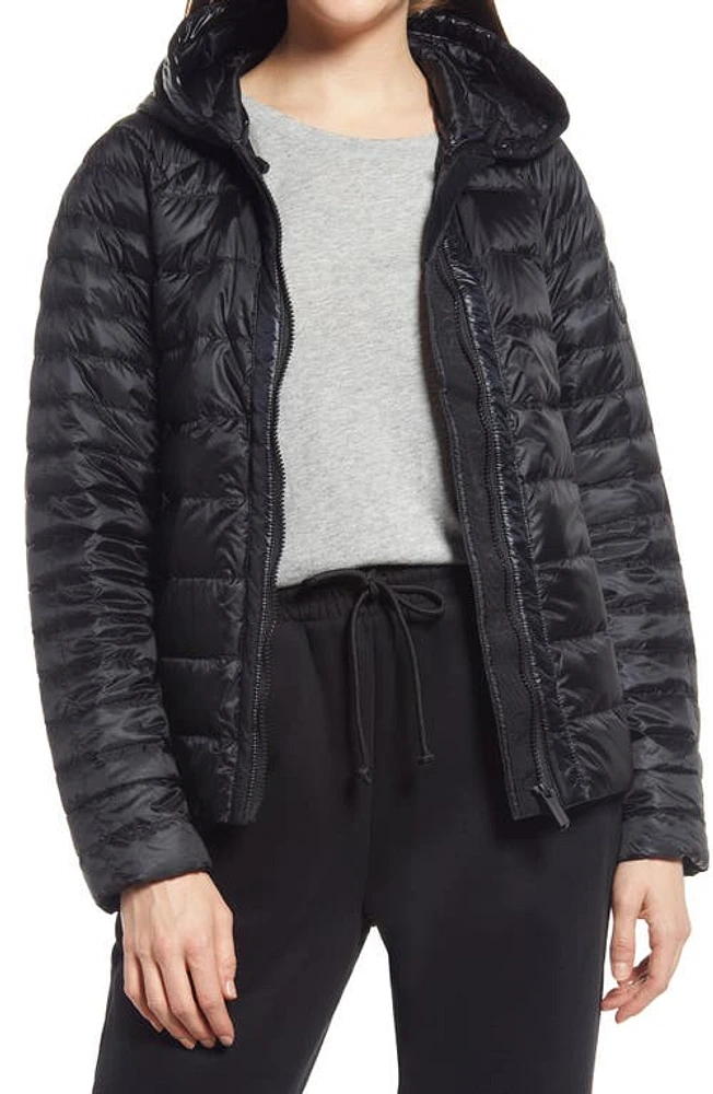 Canada Goose Roxboro Black Label Down Packable Hooded Jacket - Noir at Nordstrom,