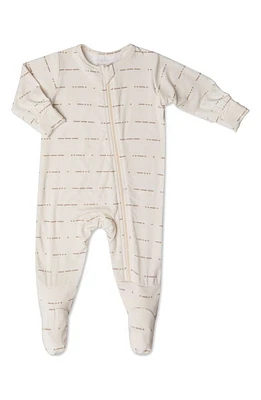 Baby Grey by Everly Print Footie at Nordstrom,