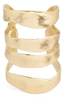 Karine Sultan Four Row Cuff in Gold at Nordstrom