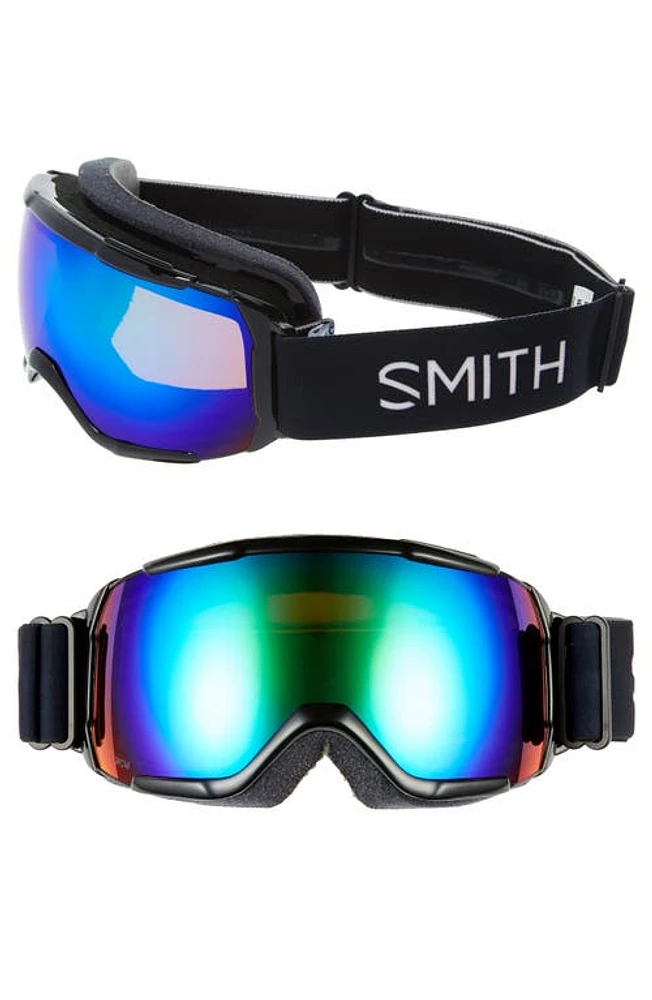 Smith Grom Snow Goggles in Black/Green at Nordstrom