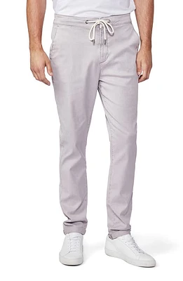 PAIGE Fraser Drawstring Brushed Twill Pants in Vintage Crushed Iris at Nordstrom, Size 34