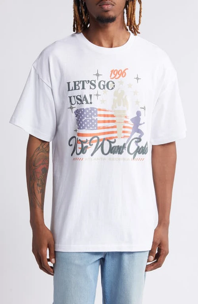 The Forecast Agency Atlanta 1996 Graphic T-Shirt Washed White at Nordstrom,