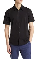 Theory Irving Short Sleeve Button-Up Shirt at Nordstrom,