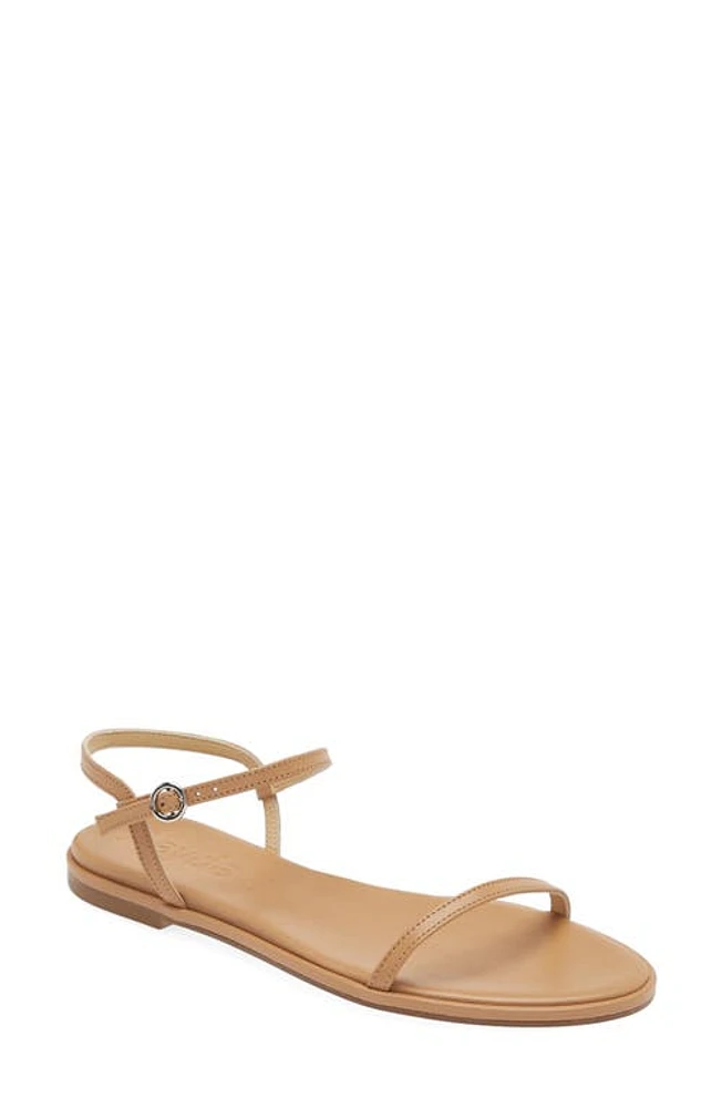 aeyde Nettie Quarter Strap Sandal Hazelnut at Nordstrom,