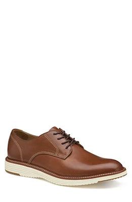 Johnston & Murphy Upton Plain Toe Derby Tan Full Grain at Nordstrom