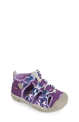 KEEN Kids' Seacamp II CNX Water Friendly Sandal Camo/Tillandsia Purple at Nordstrom, M