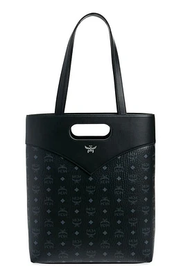 MCM Large Diamond Visetos Tote Bag in Black at Nordstrom