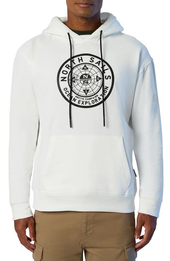 NORTH SAILS Logo Graphic Cotton Hoodie Marshmellow at Nordstrom,