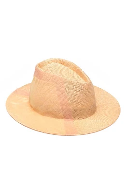 Eugenia Kim Blaine Straw Fedora in Peach at Nordstrom