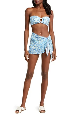 Kulani Kinis Floral Mesh Cover-Up Sarong in Love Story at Nordstrom, Size Large