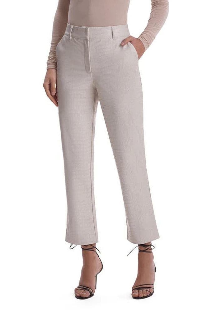 Commando Faux Leather 7/8 Trousers Bone Croc at Nordstrom,