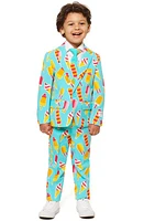 OppoSuits Cool Cones Two-Piece Suit with Tie in Blue at Nordstrom, Size 2T