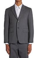 Thom Browne Fit 5 Single Vent Wool Piqué Sport Coat Medium Grey at Nordstrom,