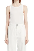 The Row Frankie Rib Organic Cotton Tank Top at Nordstrom,