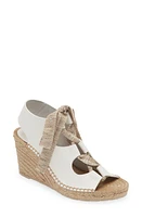 Pedro Garcia Otelia Wedge Sandal White Cervo at Nordstrom,