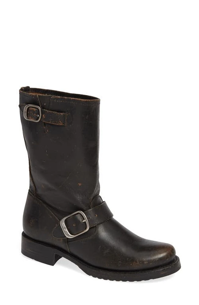 Frye 'Veronica' Short Boot Black Brush Off Leather at Nordstrom,