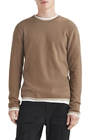 rag & bone Harvey Crewneck Cotton Linen Sweater at Nordstrom,