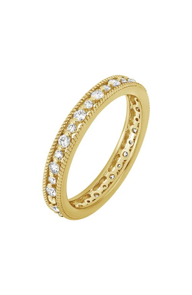 Bony Levy Florentine Diamond Eternity Ring in 18K Yellow Gold at Nordstrom, Size 7.5