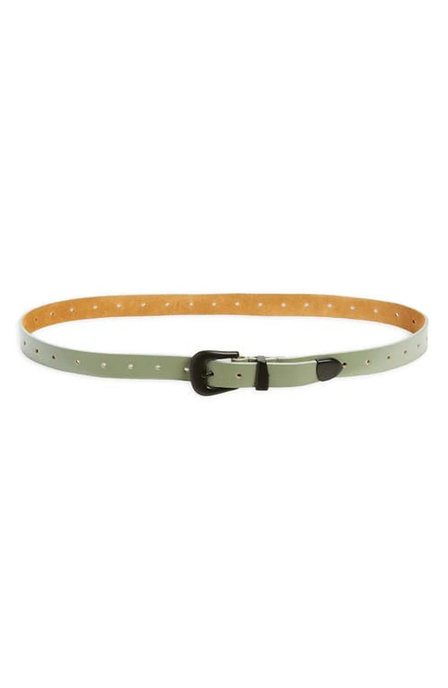 Ada London Leather Belt in Chia at Nordstrom