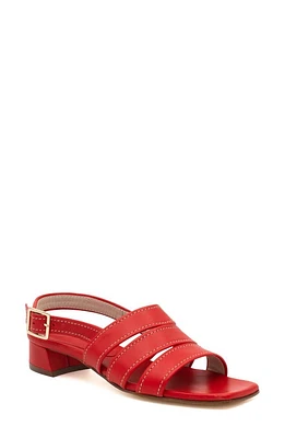 Amalfi by Rangoni Slingback Sandal Red Lobo W/Platinum Buckle at Nordstrom,