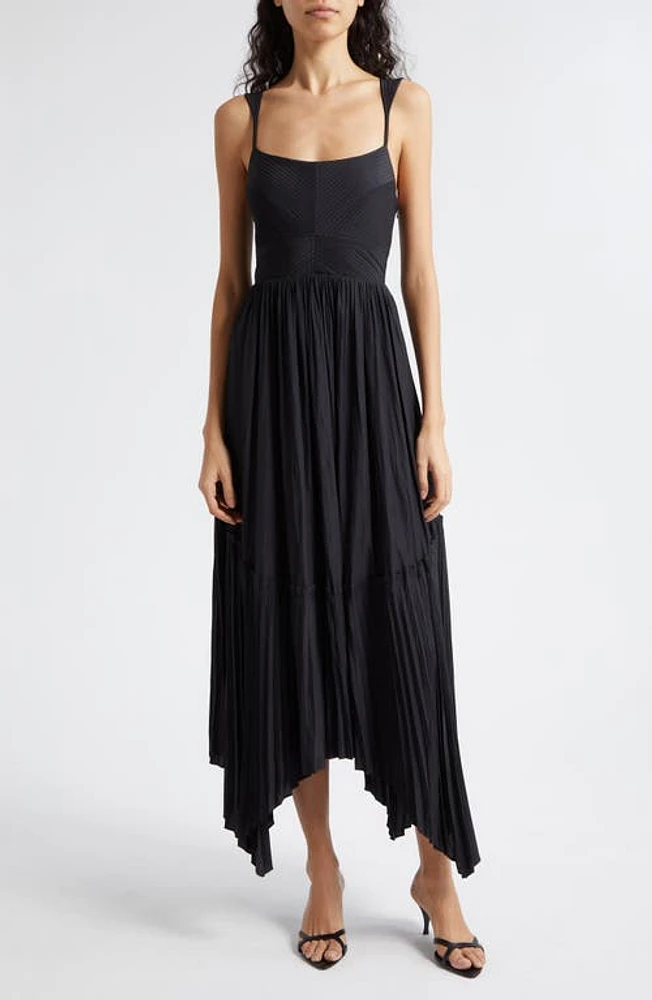 Ramy Brook August Handkerchief Hem Dress Black at Nordstrom,