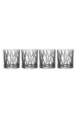 Orrefors City Set of 4 Crystal Old Fashioned Glasses in Clear at Nordstrom