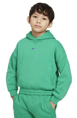 Nike Kids' Basketball Hoodie Stadium Green/Blue Joy at