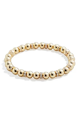 BaubleBar Pisa Pavé Beaded Stretch Bracelet in Gold at Nordstrom