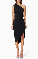 Elliatt Xara One-Shoulder Asymmetric Crepe Cocktail Dress at Nordstrom,