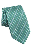 FERRAGAMO Treccia Silk Tie in Verde at Nordstrom