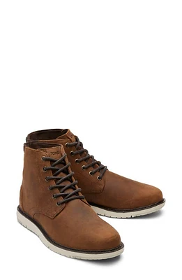 TOMS Hillside Lace-Up Boot in Brown at Nordstrom, Size 8