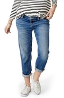 HATCH the Under Bump Boyfriend Maternity Jeans Indigo at Nordstrom,