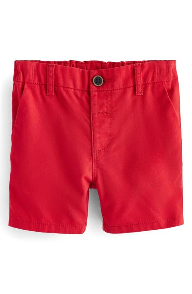 NEXT Kids' Cotton Chino Shorts Red at Nordstrom,