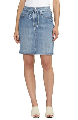 JAG Belted Denim Skirt Lunar Blue at Nordstrom,