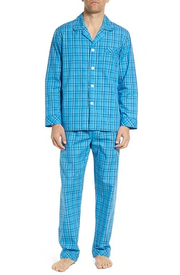 Majestic International Calistoga Cotton Pajamas Peacock Blue at Nordstrom, Us