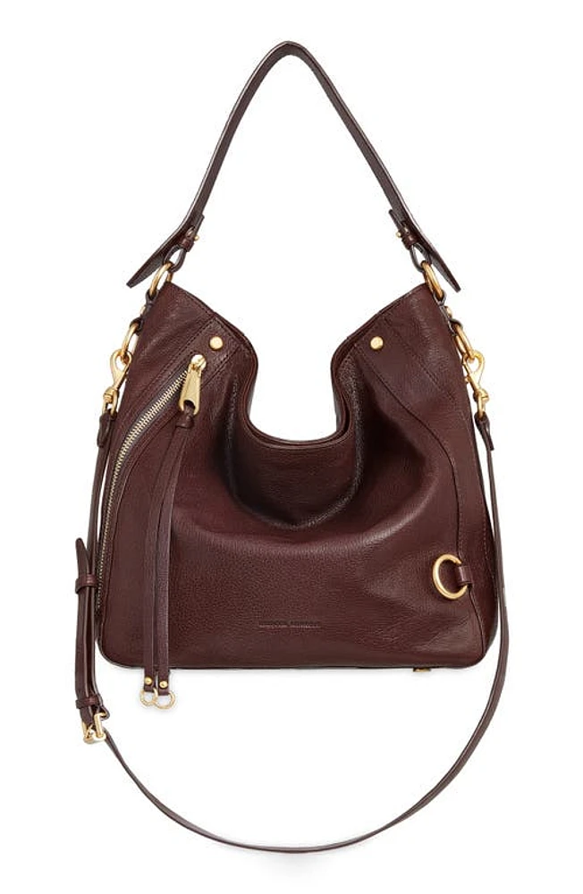 Rebecca Minkoff Mab Leather Hobo Bag in Cigaro at Nordstrom